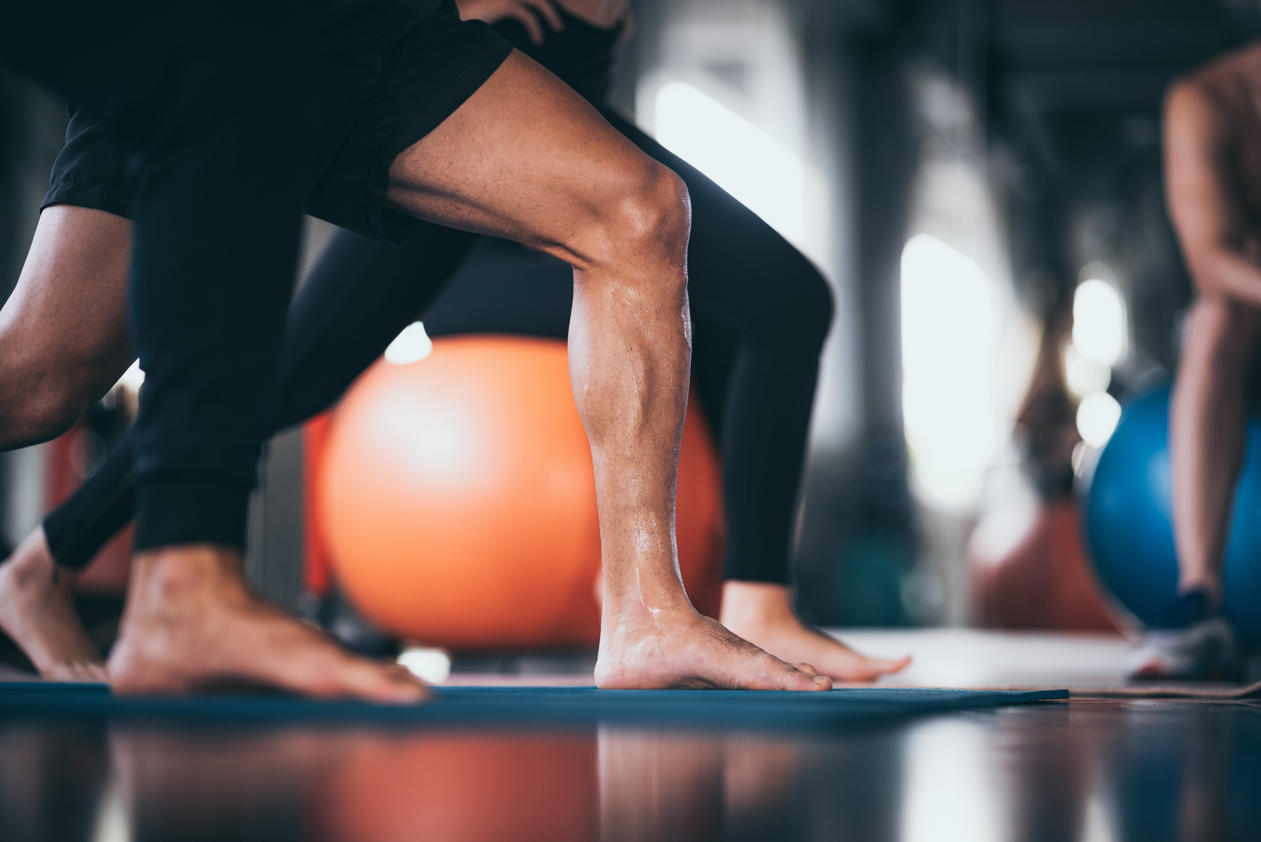sport trainer concept in sport gym